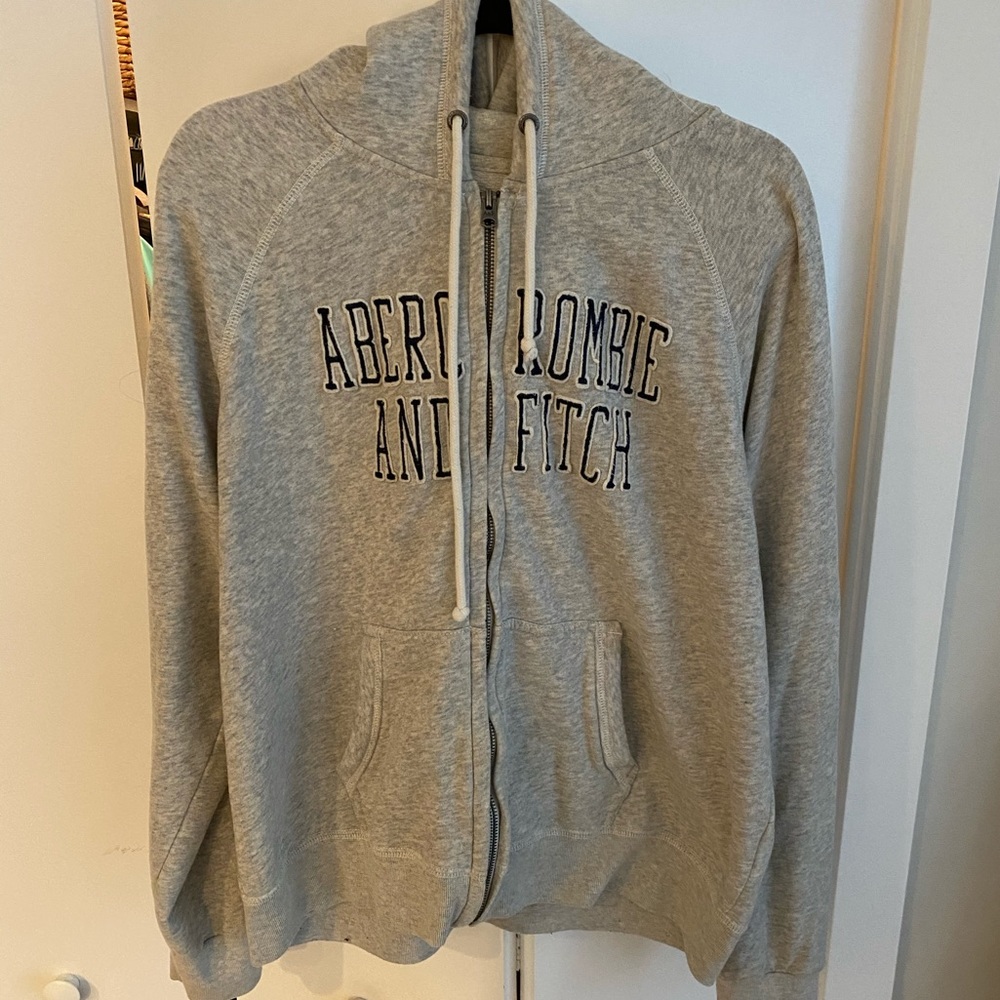 Abercrombie and Fitch Hooded Zip Up Sweatshirt
